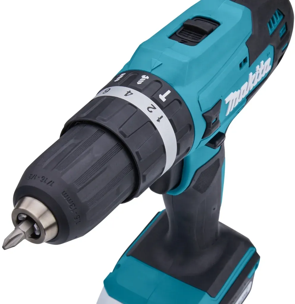 Дрель-шуруповерт Makita HP488D006 аккум. патрон:быстрозажимной кейс в комплекте - фото 6