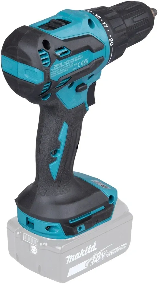 Дрель-шуруповерт Makita DHP490Z аккум. патрон:быстрозажимной - фото 5