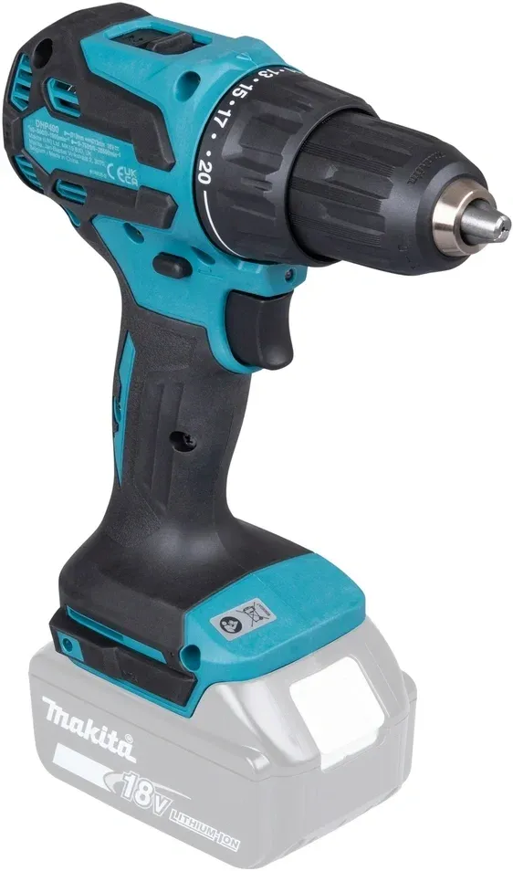 Дрель-шуруповерт Makita DHP490Z аккум. патрон:быстрозажимной - фото 7