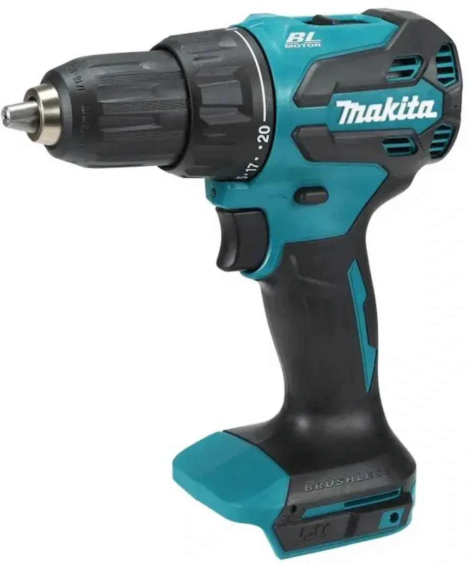 Дрель-шуруповерт Makita DHP490SF1J аккум. патрон:быстрозажимной кейс в комплекте - фото 5