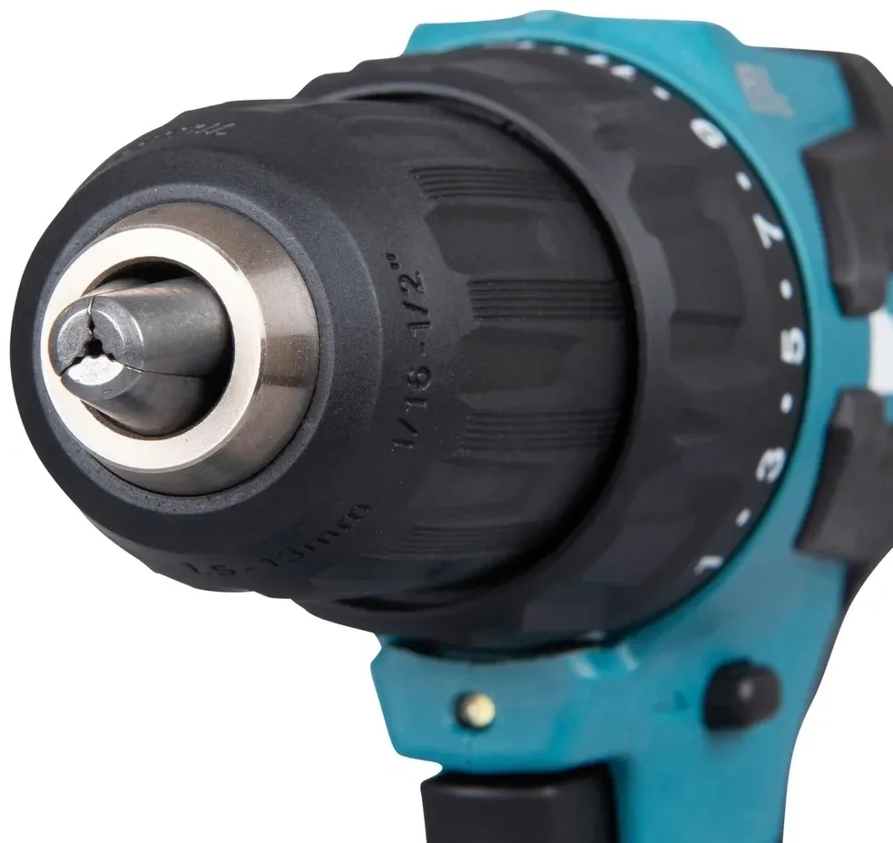 Дрель-шуруповерт Makita DHP490SF1J аккум. патрон:быстрозажимной кейс в комплекте - фото 7