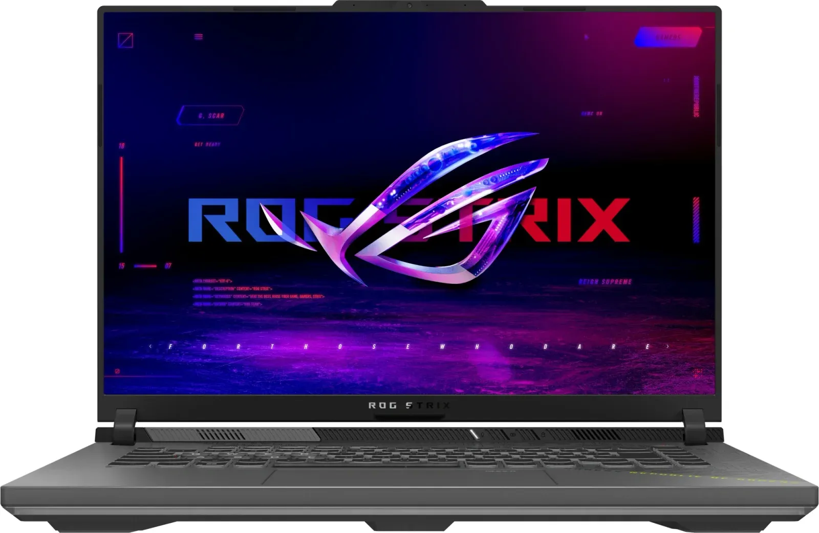 Ноутбук Asus ROG Strix G16 G614PP-WH94 Ryzen 9 8940HX 16Gb SSD1Tb NVIDIA GeForce RTX 5070 8Gb 16 IPS WUXGA 1920x1200 Windows 11 Home Multi Language grey WiFi BT Cam 90NR0L67-M004S0 - фото 2