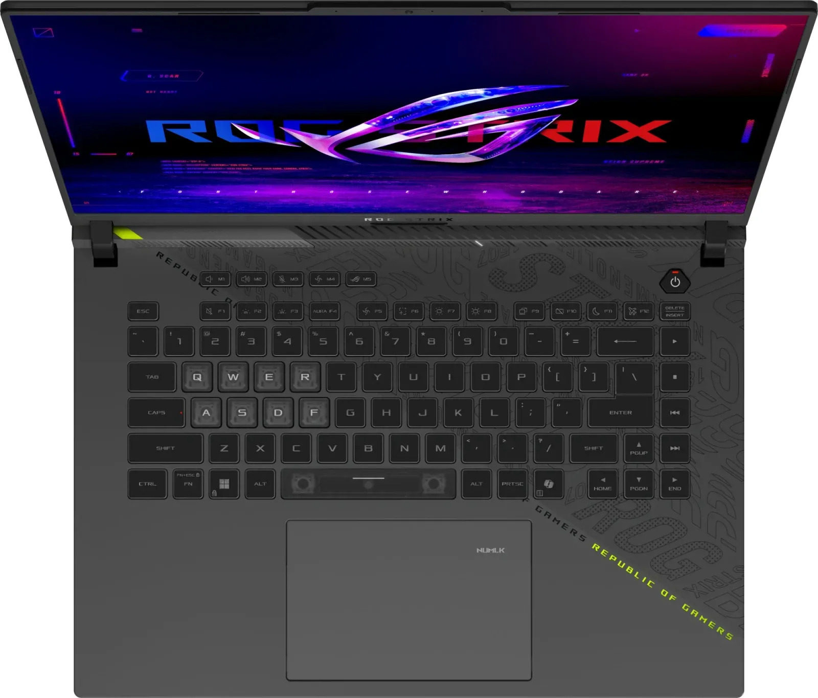Ноутбук Asus ROG Strix G16 G614PP-WH94 Ryzen 9 8940HX 16Gb SSD1Tb NVIDIA GeForce RTX 5070 8Gb 16 IPS WUXGA 1920x1200 Windows 11 Home Multi Language grey WiFi BT Cam 90NR0L67-M004S0 - фото 5