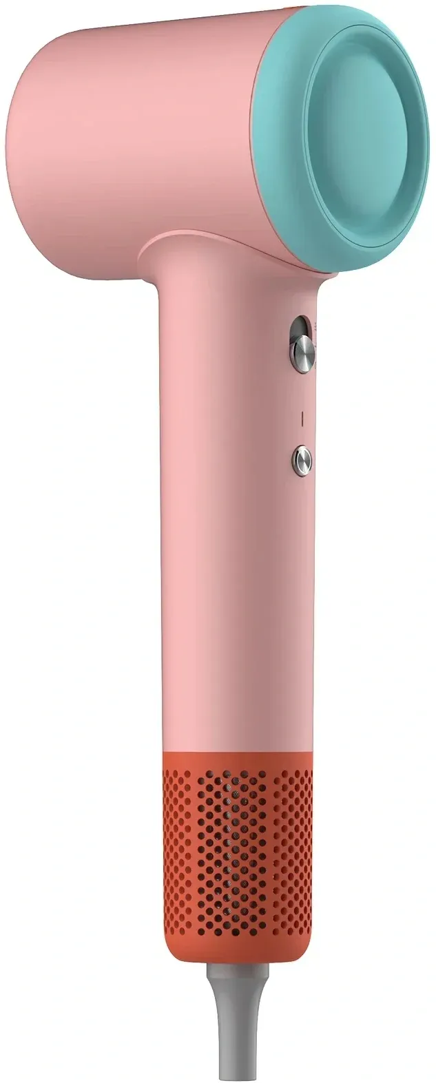 Фен Deerma DEM-CF51W 1400Вт розовый/бирюзовый - фото 4