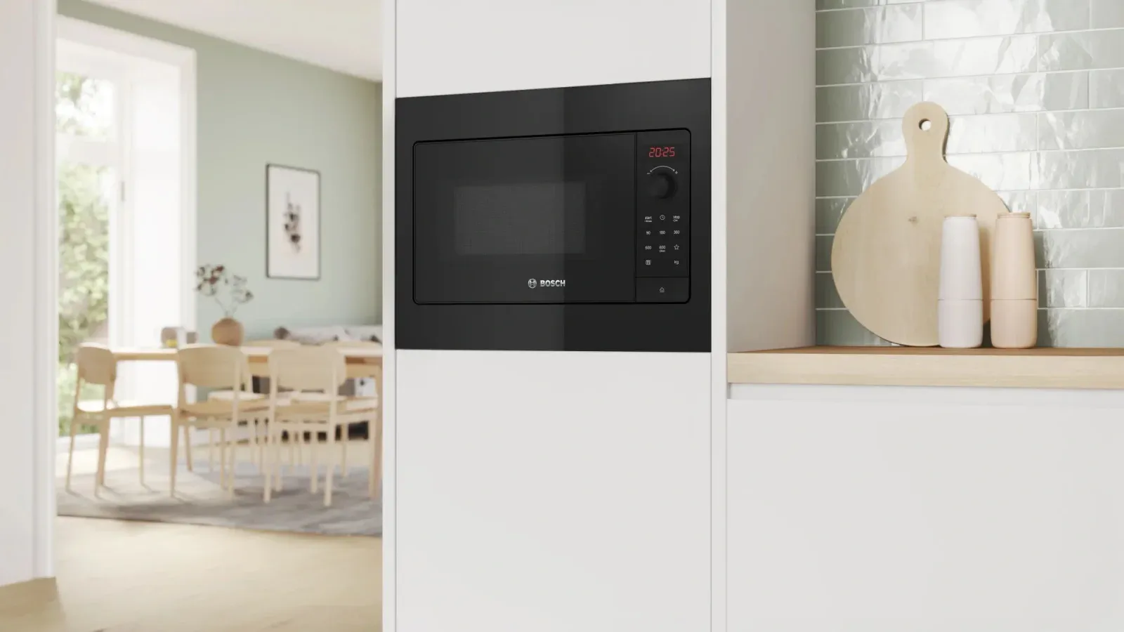 Микроволновая печь Bosch BFL523MB4 20л. 800Вт черный встраиваемая, 20 л - фото 2