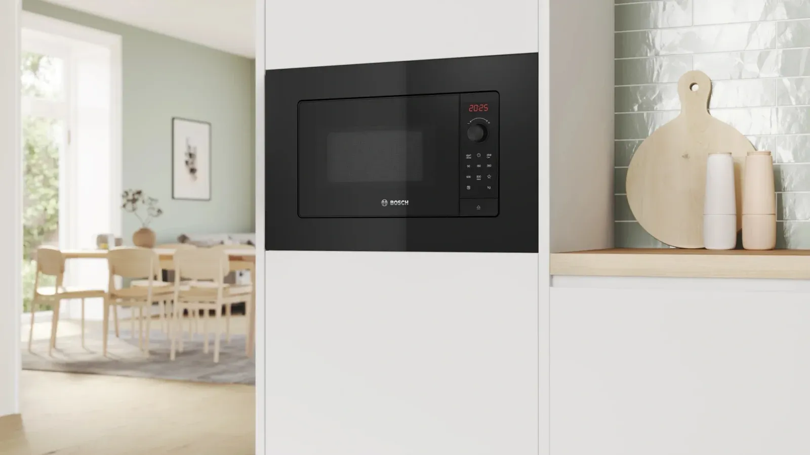 Микроволновая печь Bosch BFL623MB4 20л. 800Вт черный встраиваемая, 20 л - фото 5
