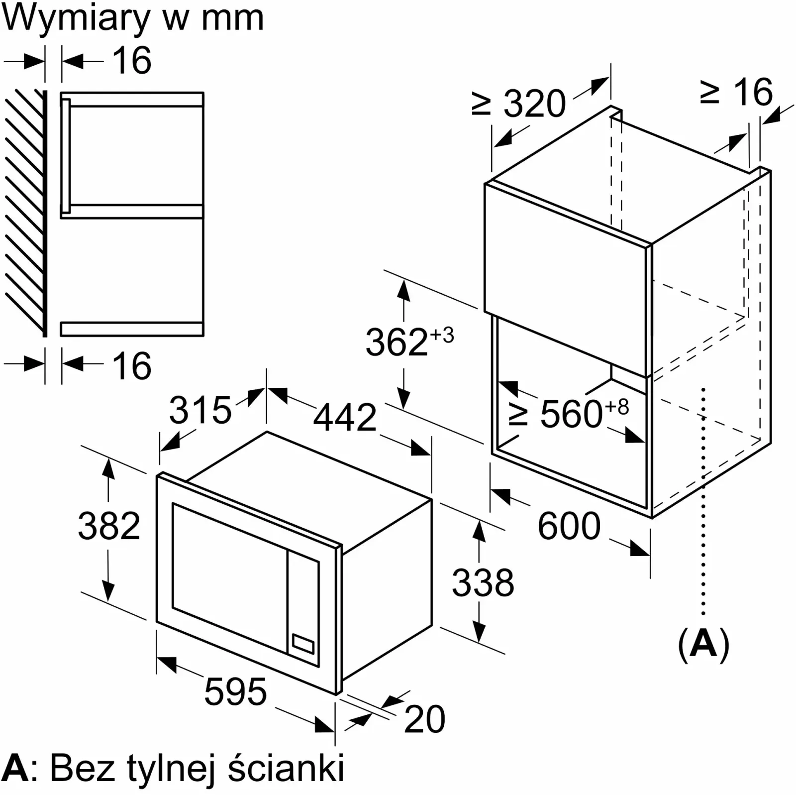 Микроволновая печь Bosch BFL623MB4 20л. 800Вт черный встраиваемая, 20 л - фото 7