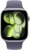 Смарт-часы Apple Watch Series 11 A3333 46мм OLED корп.серебристый Sport Band рем.фиолетовый разм.брасл.:M/L MEVA4LW/A - фото 8