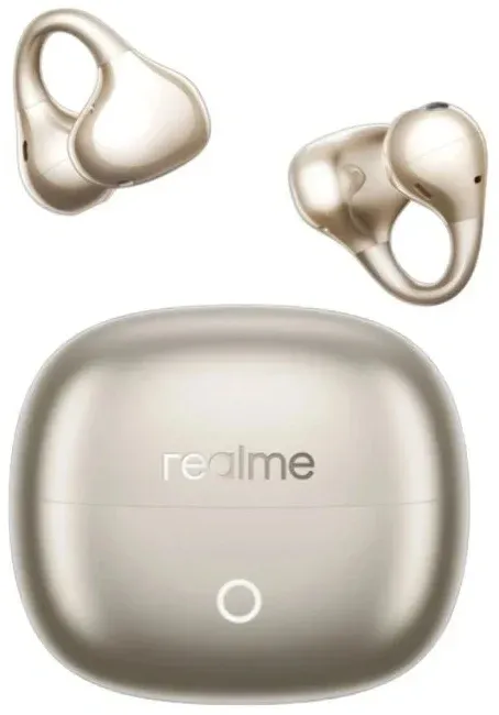 Гарнитура накладные Realme Buds Clip золотистый беспроводные bluetooth клипса 6941764477674 - фото 2