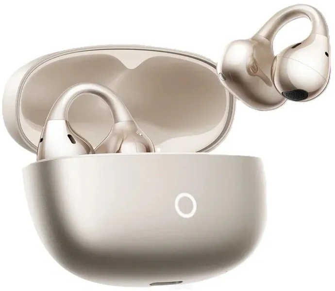 Гарнитура накладные Realme Buds Clip золотистый беспроводные bluetooth клипса 6941764477674 - фото 3