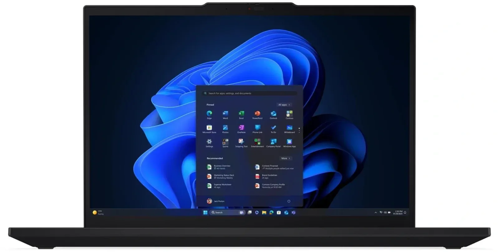 Ноутбук Lenovo ThinkPad T16 G4 Ryzen 7 PRO 350 16Gb SSD512Gb AMD Radeon 860M 16 IPS WUXGA 1920x1200 Windows 11 Pro 64 black WiFi BT Cam 21QN005XUS - фото 2