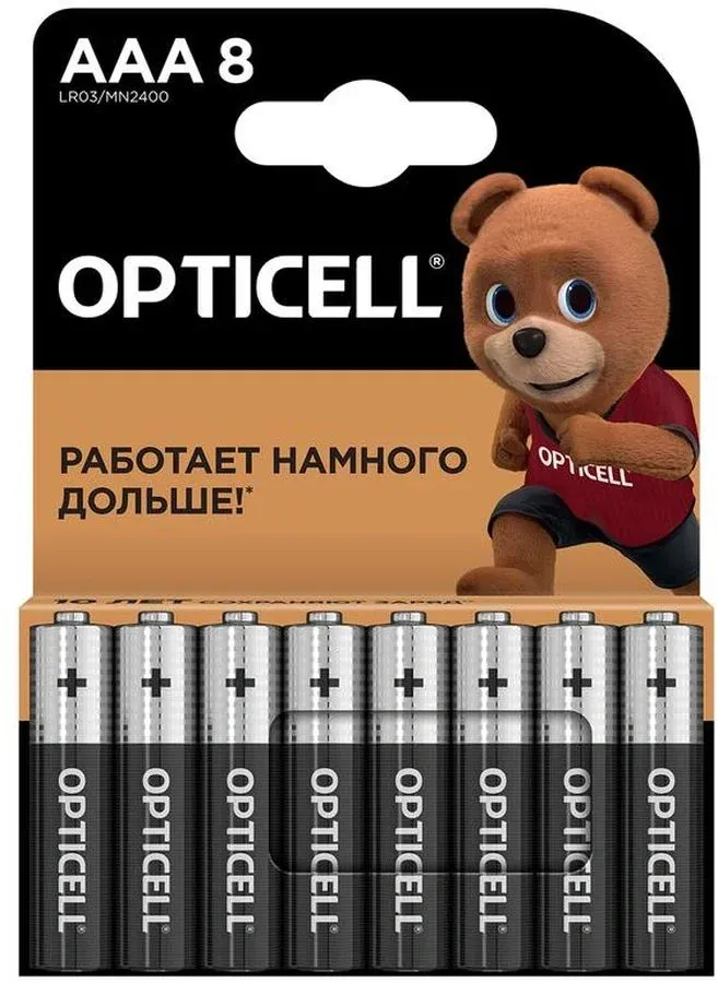 Батарейки Элементы питания OPTICELL LR03 - фото 1