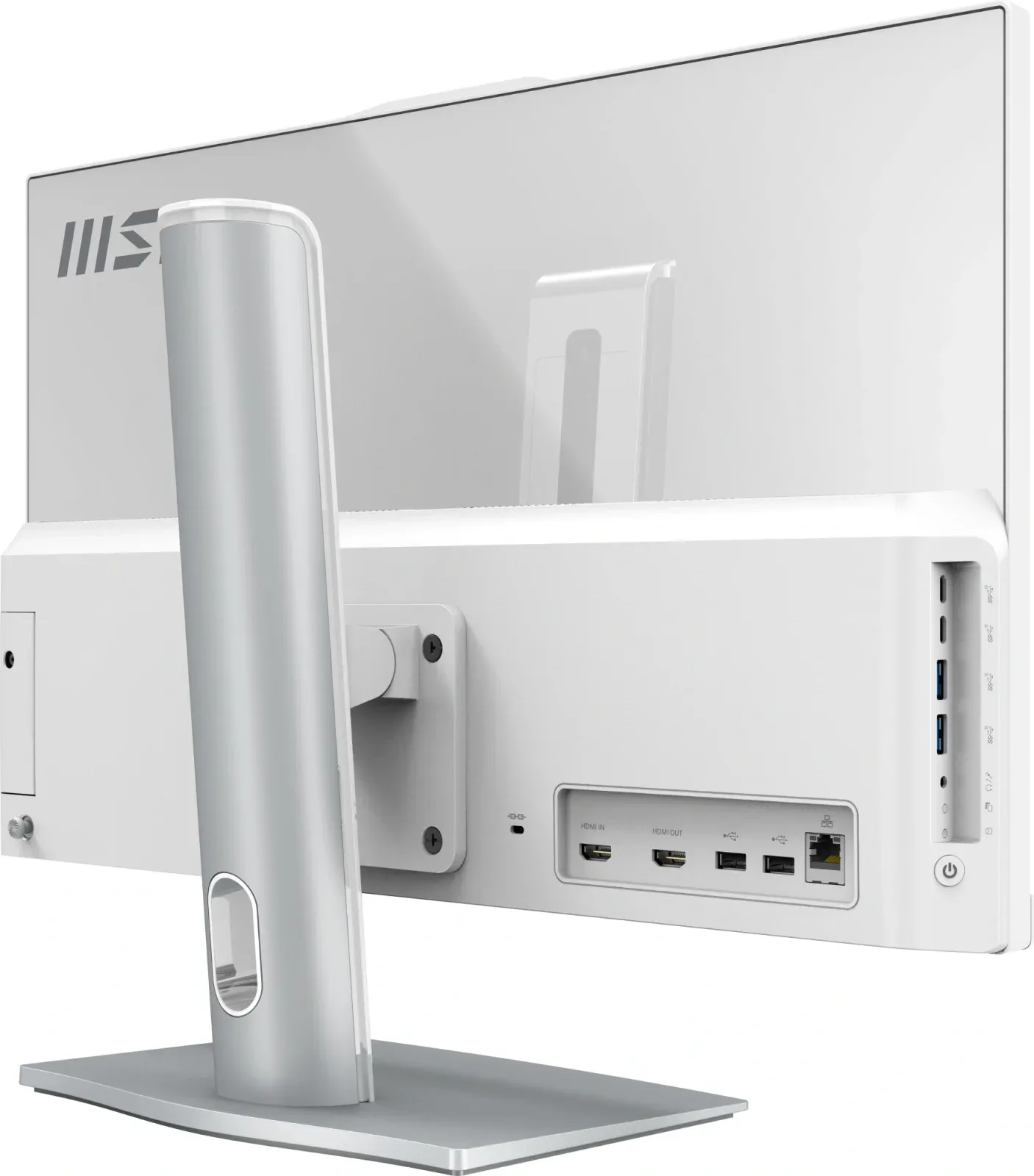 Моноблок MSI Modern AM242P 1M-1024XRU 23.8 Full HD Core 5 120U 1.4 8Gb SSD512Gb Graphics без ОС GbitEth WiFi BT 120W клавиатура мышь Cam белый 1920x1080 - фото 7