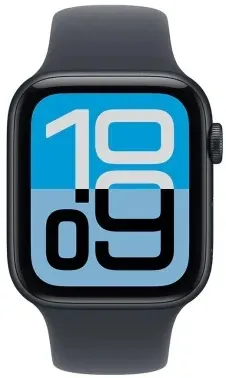 Смарт-часы Apple Watch SE 3 2025 A3325 44мм OLED корп.темная ночь Sport Band рем.темная ночь разм.брасл.:M/L MEHQ4AF/A - фото 6