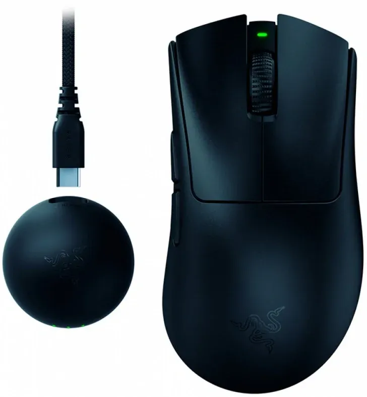 Мышь Razer DeathAdder V4 Pro черный оптическая 45000dpi беспров. USB 5but RZ01-05330100-R3G1 - фото 2