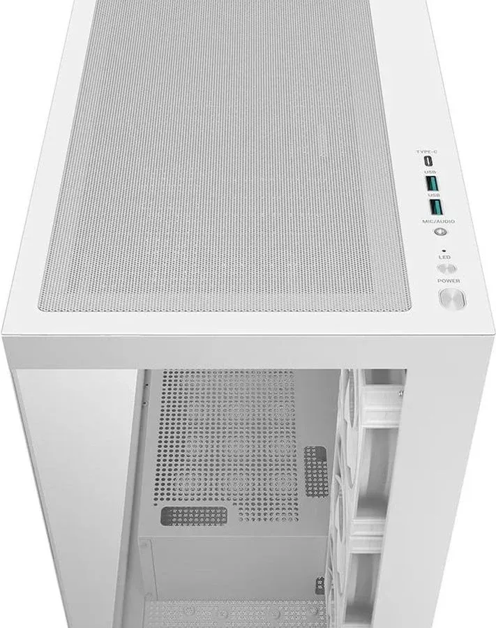 Корпус Deepcool CG580 4F V2 WH белый без БП ATX 6x120mm 4x140mm 2xUSB3.0 audio bott PSU - фото 3