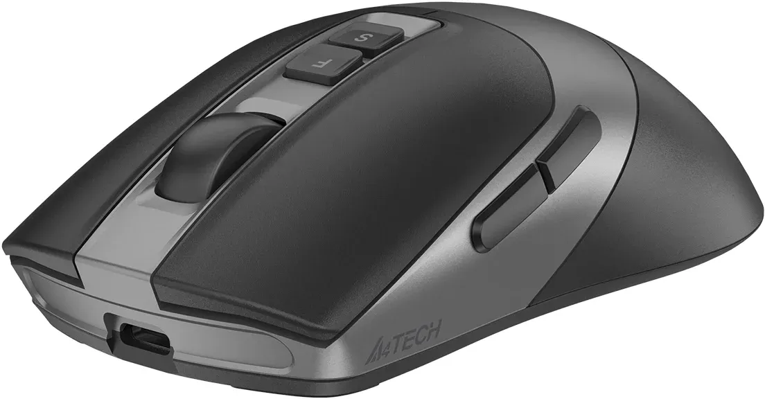 Мышь A4Tech Fstyler FB50C PLUS черный оптическая 3200dpi беспров. BT/Radio USB - фото 2
