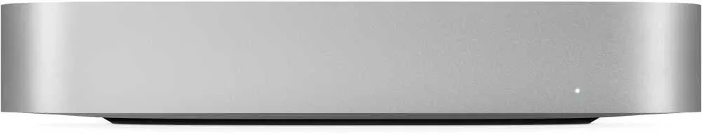 ПК Apple Mac mini A2686 slim M2 8 core 3.49 8Gb SSD256Gb 10 core GPU macOS GbitEth WiFi BT серебристый MMFJ3HN/A - фото 2