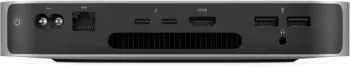 ПК Apple Mac mini A2686 slim M2 8 core 3.49 8Gb SSD256Gb 10 core GPU macOS GbitEth WiFi BT серебристый MMFJ3HN/A - фото 8