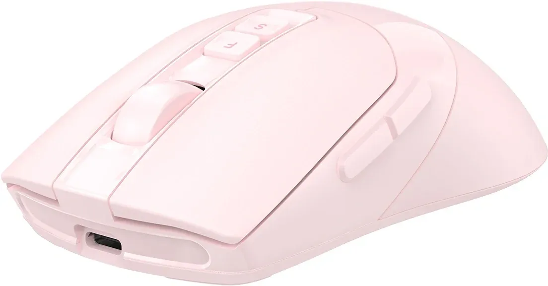 Мышь A4Tech Fstyler FB50C PLUS розовый оптическая 3200dpi беспров. BT/Radio USB - фото 2