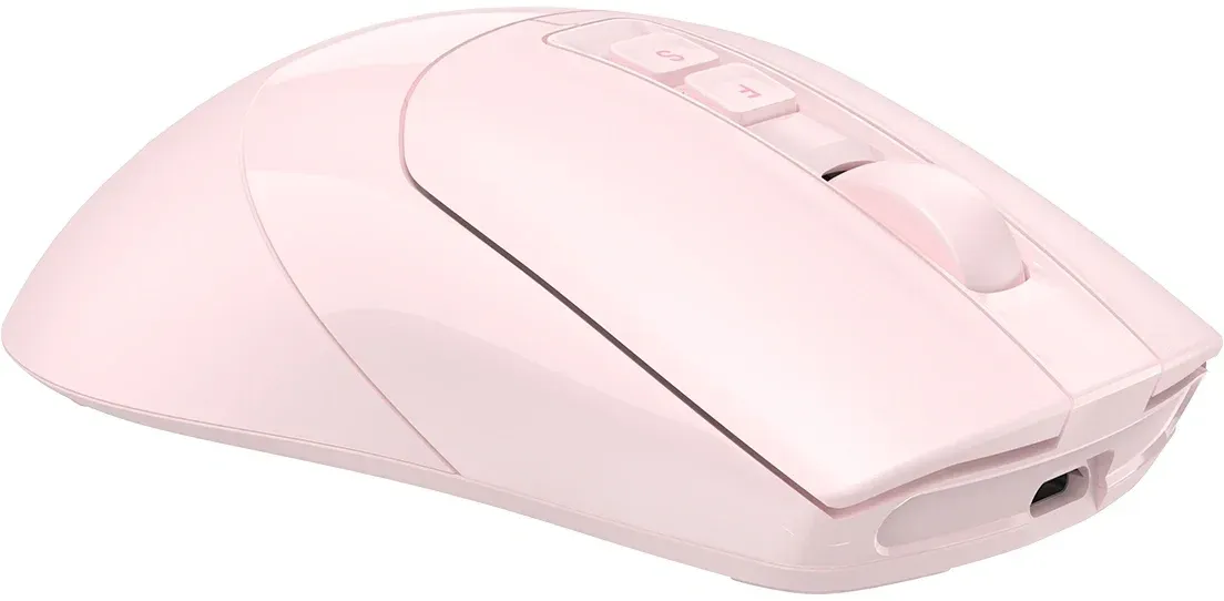 Мышь A4Tech Fstyler FB50C PLUS розовый оптическая 3200dpi беспров. BT/Radio USB - фото 3