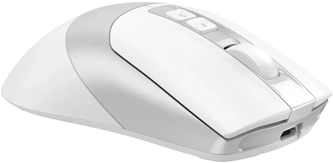 Мышь A4Tech Fstyler FB50C PLUS белый оптическая 3200dpi беспров. BT/Radio USB - фото 3