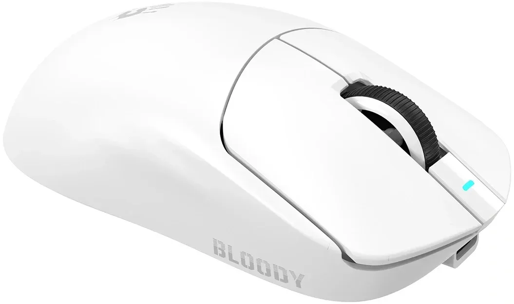 Мышь A4Tech Bloody R77 Ultra Dock белый оптическая 20000dpi беспров. USB - фото 2