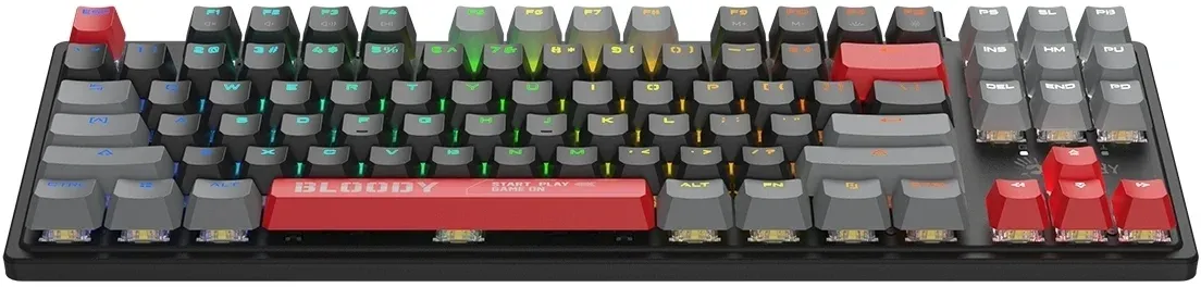 Клавиатура A4Tech S310N механическая черный/красный USB Multimedia for gamer - фото 7