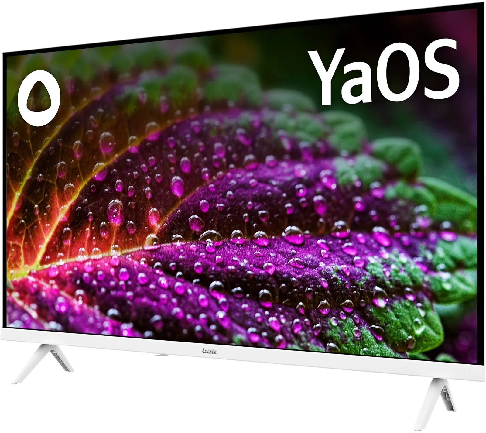 Телевизор LED BBK 32 32LEX-7244/TS2C W Яндекс.ТВ белый HD 60Hz DVB-T2 DVB-C DVB-S2 USB WiFi Smart TV RUS - фото 2