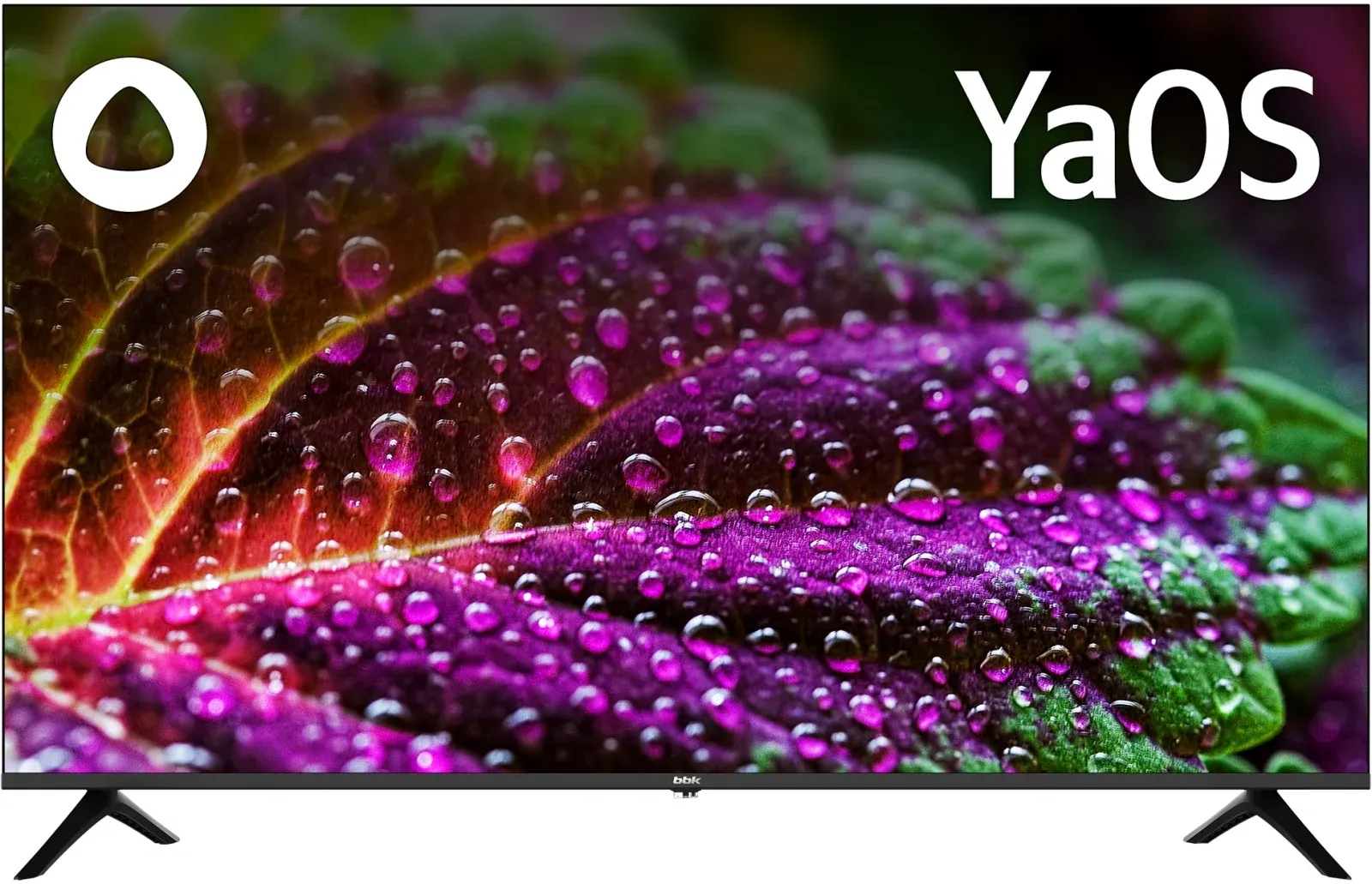 Телевизор LED BBK 50 50LEX-8232/UTS2C B Яндекс.ТВ черный 4K Ultra HD 60Hz DVB-T2 DVB-C DVB-S2 USB WiFi Smart TV RUS - фото 1