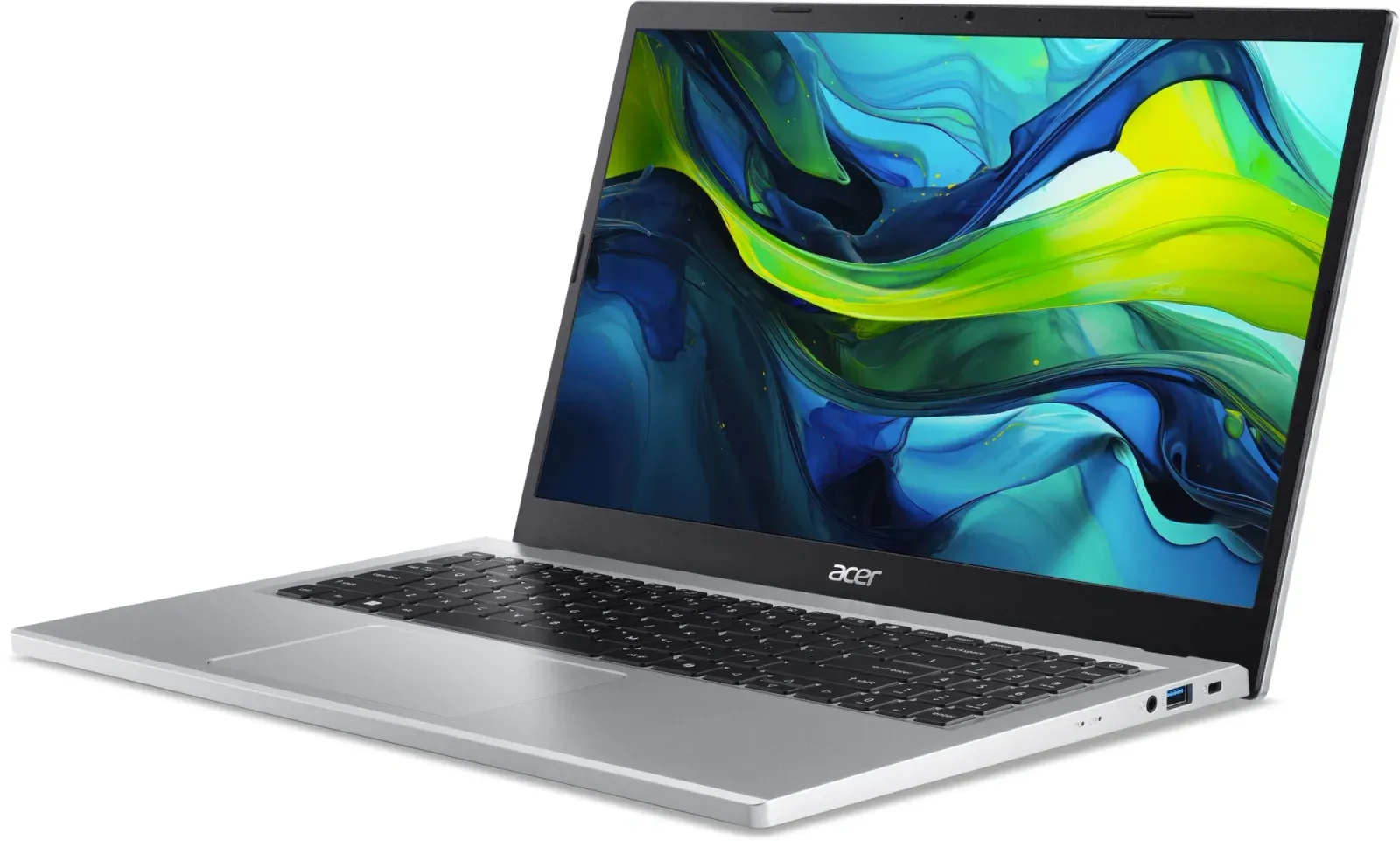 Ноутбук Acer Aspire Go AG15-32P-39R2 Core 3 N355 8Gb SSD128Gb Intel Graphics 15.6 TN FHD 1920x1080 Windows 11 Home silver WiFi BT Cam NX.J73AA.001 - фото 3