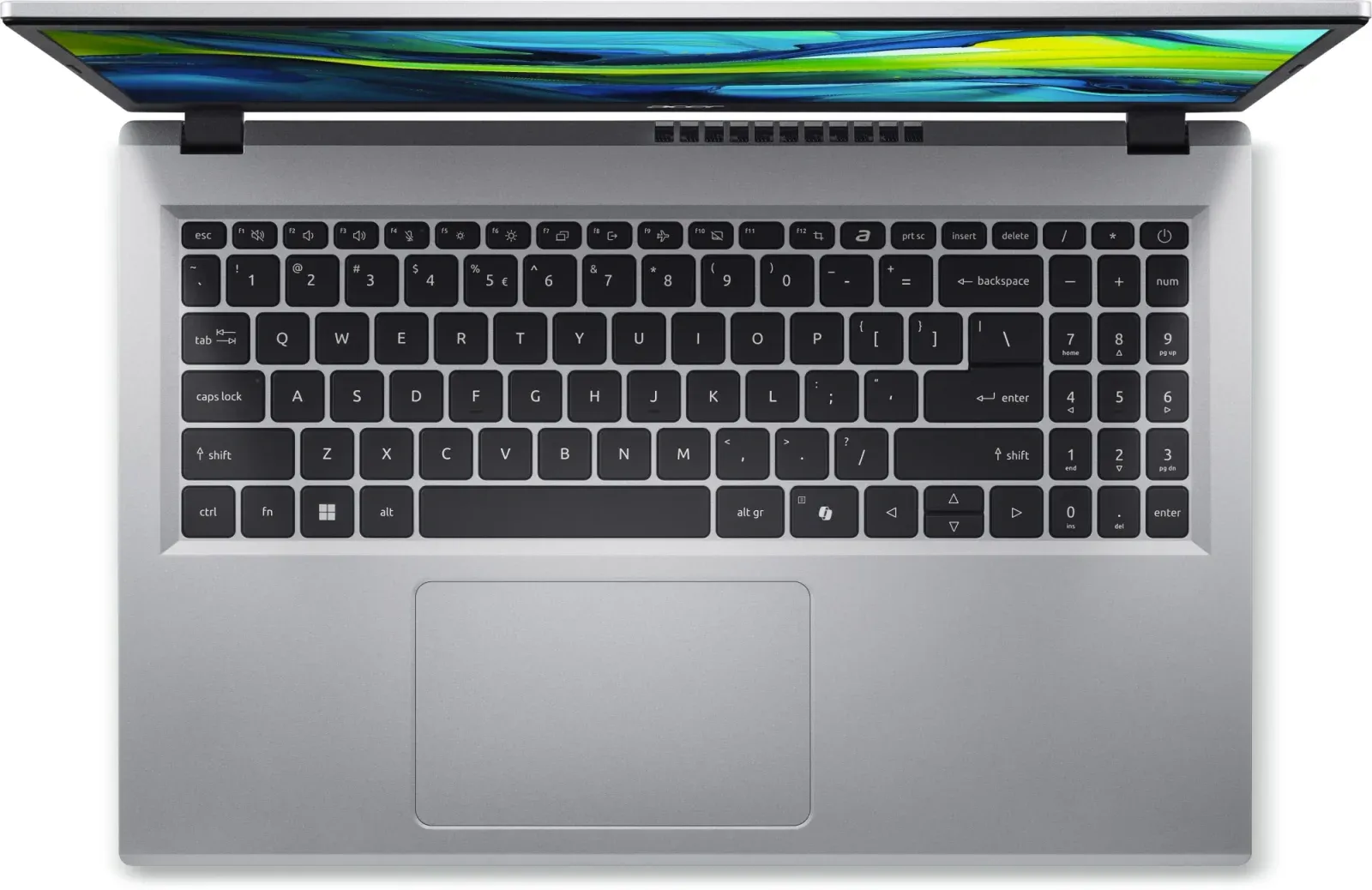 Ноутбук Acer Aspire Go AG15-32P-39R2 Core 3 N355 8Gb SSD128Gb Intel Graphics 15.6 TN FHD 1920x1080 Windows 11 Home silver WiFi BT Cam NX.J73AA.001 - фото 4