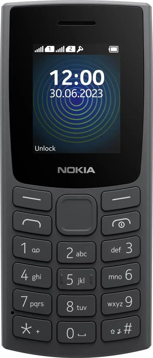 Мобильный телефон Nokia TA-1567 110 DS 0.048 черный моноблок 2Sim 1.8 240x320 Series 30+ 0.3Mpix GSM900/1800 Protect MP3 FM microSD max32Gb - фото 2