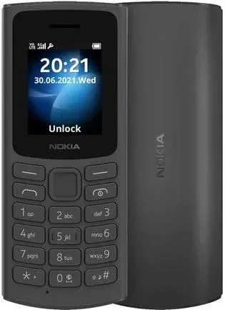 Мобильный телефон Nokia TA-1557 105 DS 0.048 черный моноблок 2Sim 1.8 128x160 Series 30+ GSM900/1800 GSM1900 FM