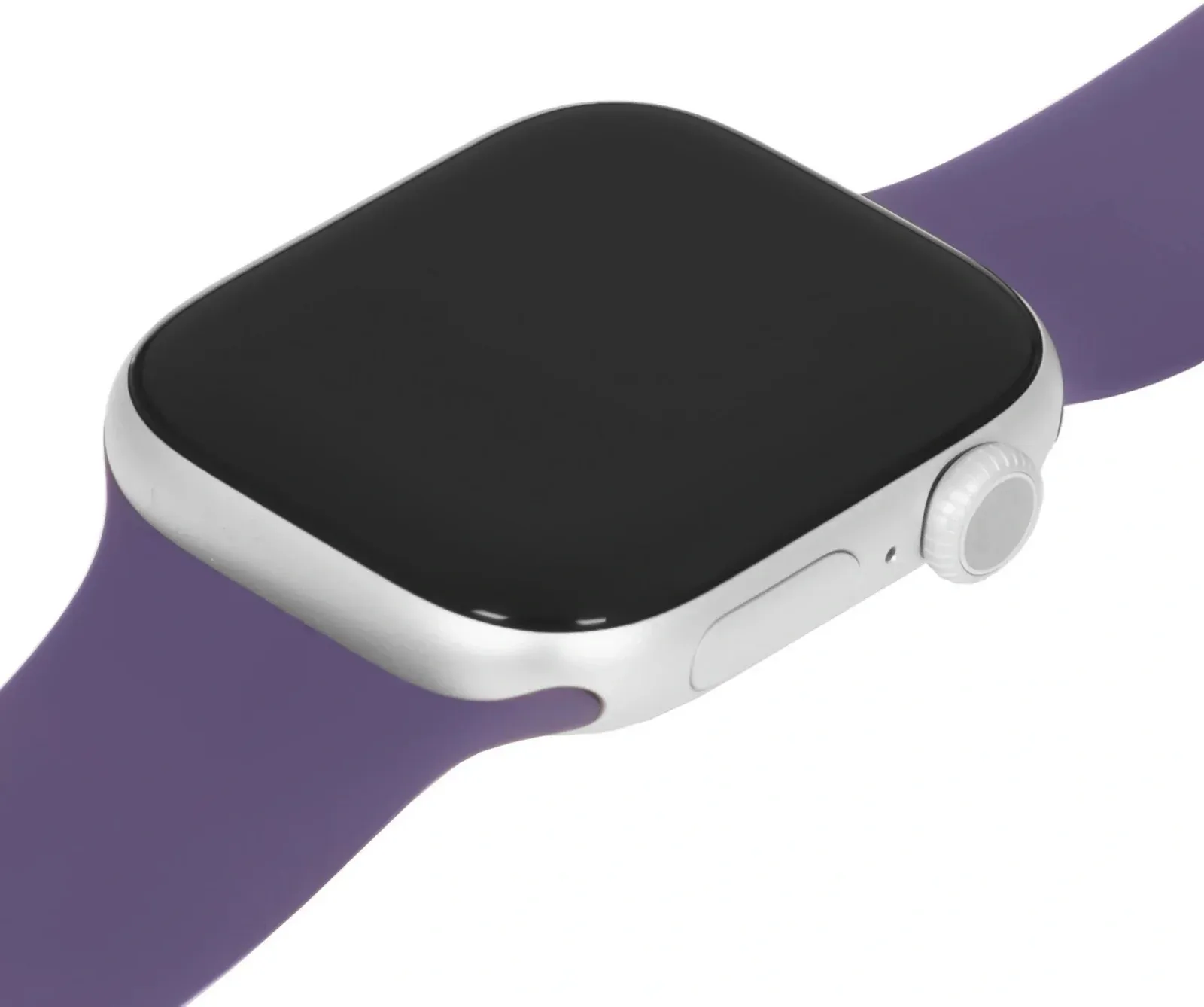 Смарт-часы Apple Watch Series 11 A3331 42мм OLED корп.серебристый Sport Band рем.фиолетовый разм.брасл.:S/M MEU64X/A - фото 3
