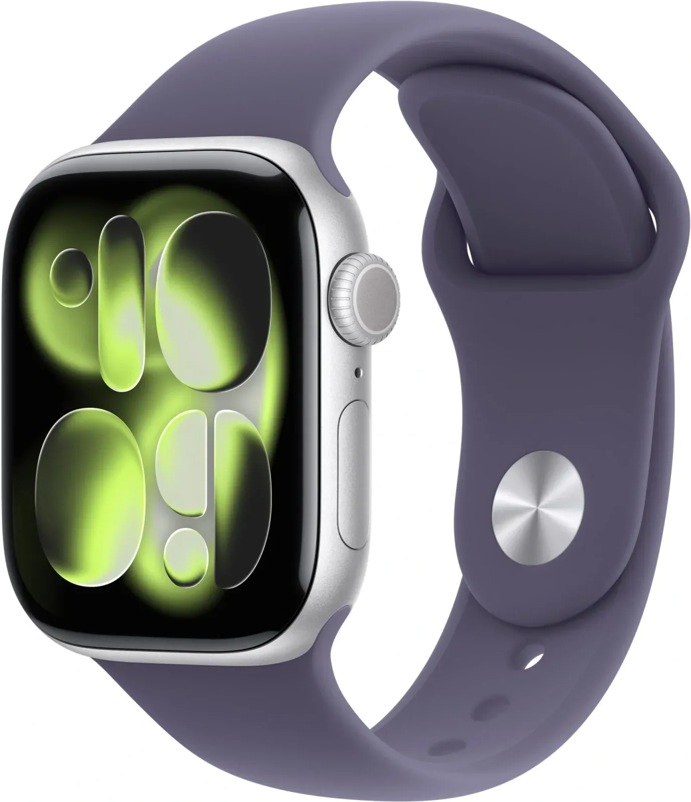 Смарт-часы Apple Watch Series 11 A3331 42мм OLED корп.серебристый Sport Band рем.фиолетовый разм.брасл.:S/M MEU64X/A - фото 8