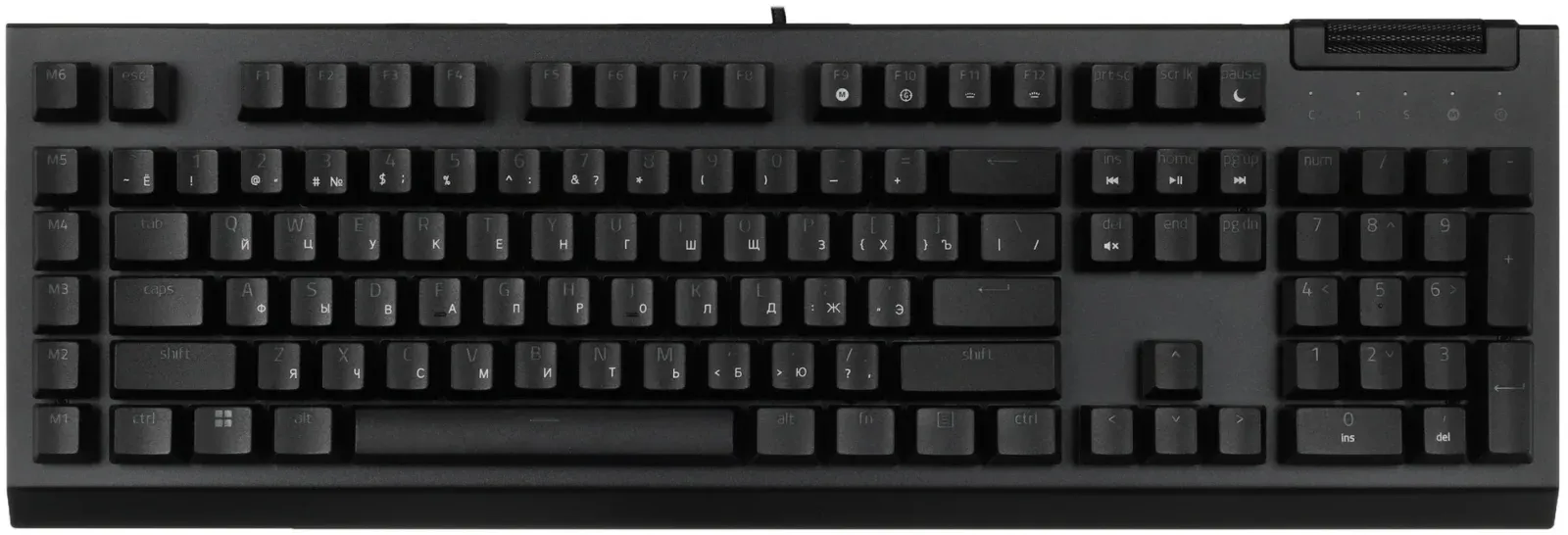Клавиатуры RAZER BlackWidow V4 Green Switch черный - фото 2