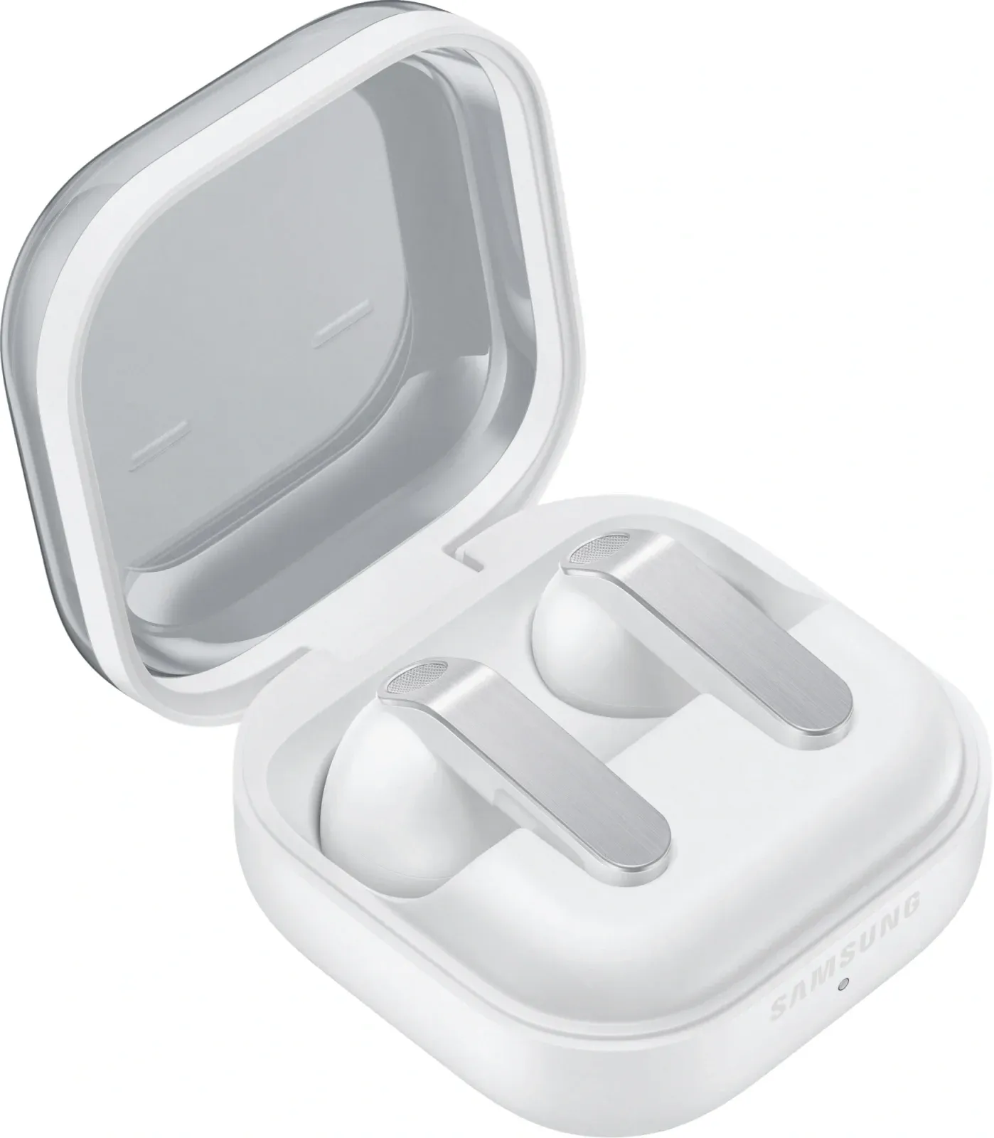 Гарнитура внутриканальные Samsung Galaxy Buds 4 белый беспроводные bluetooth в ушной раковине SM-R540NZWACIS - фото 6