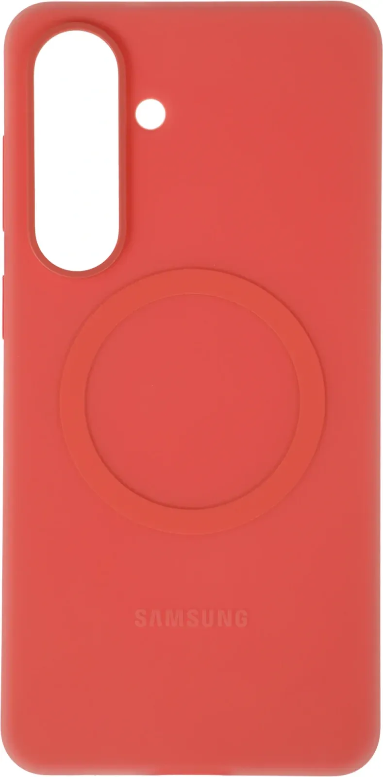 Чехол клип-кейс Samsung для Samsung Galaxy S26+ Silicone Magnet Case with MagSafe коралловый EF-ES947COEGRU - фото 6