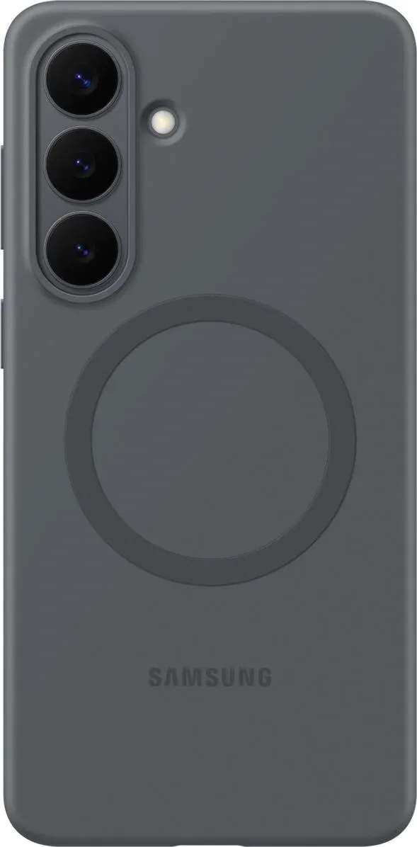 Чехол клип-кейс Samsung для Samsung Galaxy S26+ Silicone Magnet Case with MagSafe черный EF-ES947CBEGRU - фото 1