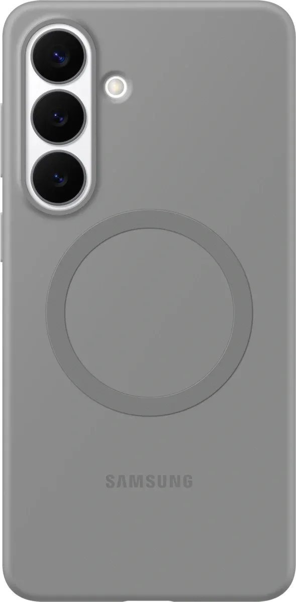 Чехол клип-кейс Samsung для Samsung Galaxy S26+ Silicone Magnet Case with MagSafe серый EF-ES947CJEGRU - фото 2