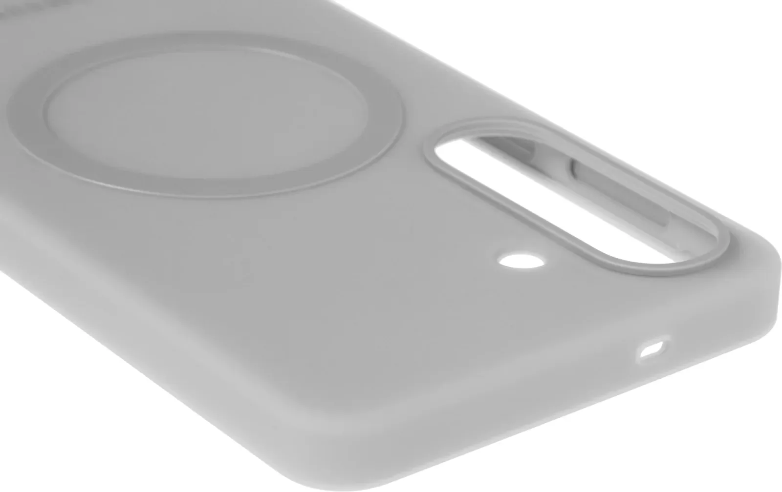 Чехол клип-кейс Samsung для Samsung Galaxy S26+ Silicone Magnet Case with MagSafe серый EF-ES947CJEGRU - фото 8