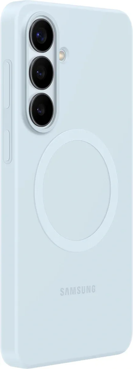 Чехол клип-кейс Samsung для Samsung Galaxy S26+ Silicone Magnet Case with MagSafe голубой EF-ES947CLEGRU - фото 1