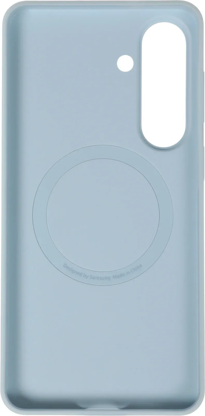 Чехол клип-кейс Samsung для Samsung Galaxy S26+ Silicone Magnet Case with MagSafe голубой EF-ES947CLEGRU - фото 7