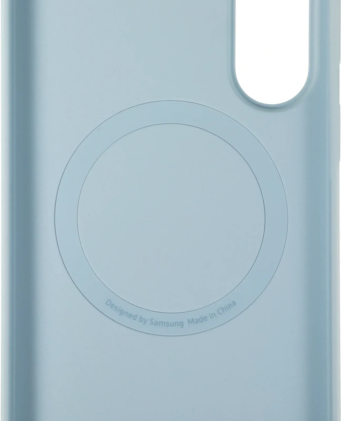 Чехол клип-кейс Samsung для Samsung Galaxy S26+ Silicone Magnet Case with MagSafe голубой EF-ES947CLEGRU - фото 8