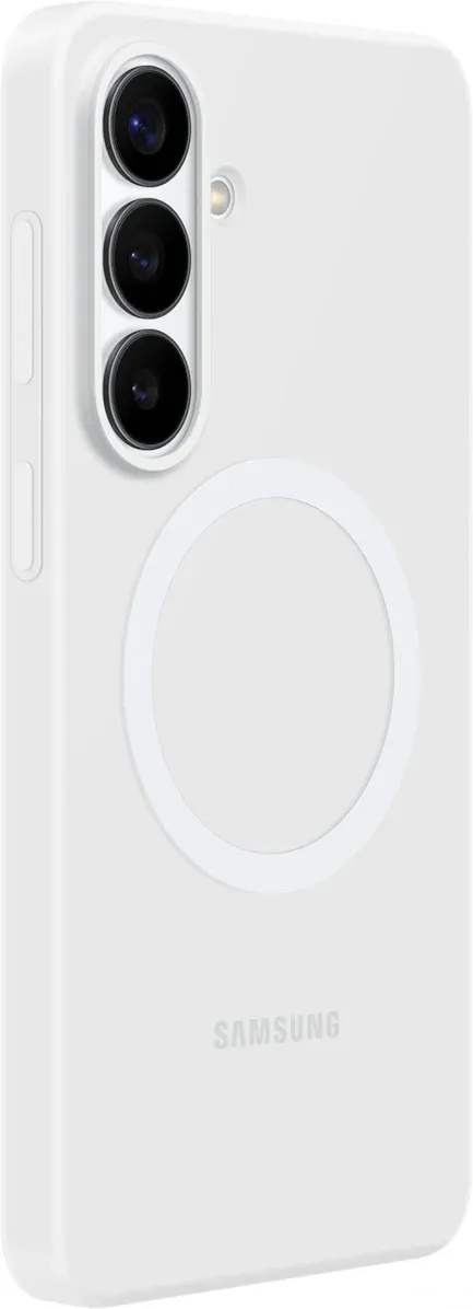 Чехол клип-кейс Samsung для Samsung Galaxy S26+ Silicone Magnet Case with MagSafe белый EF-ES947CWEGRU - фото 2
