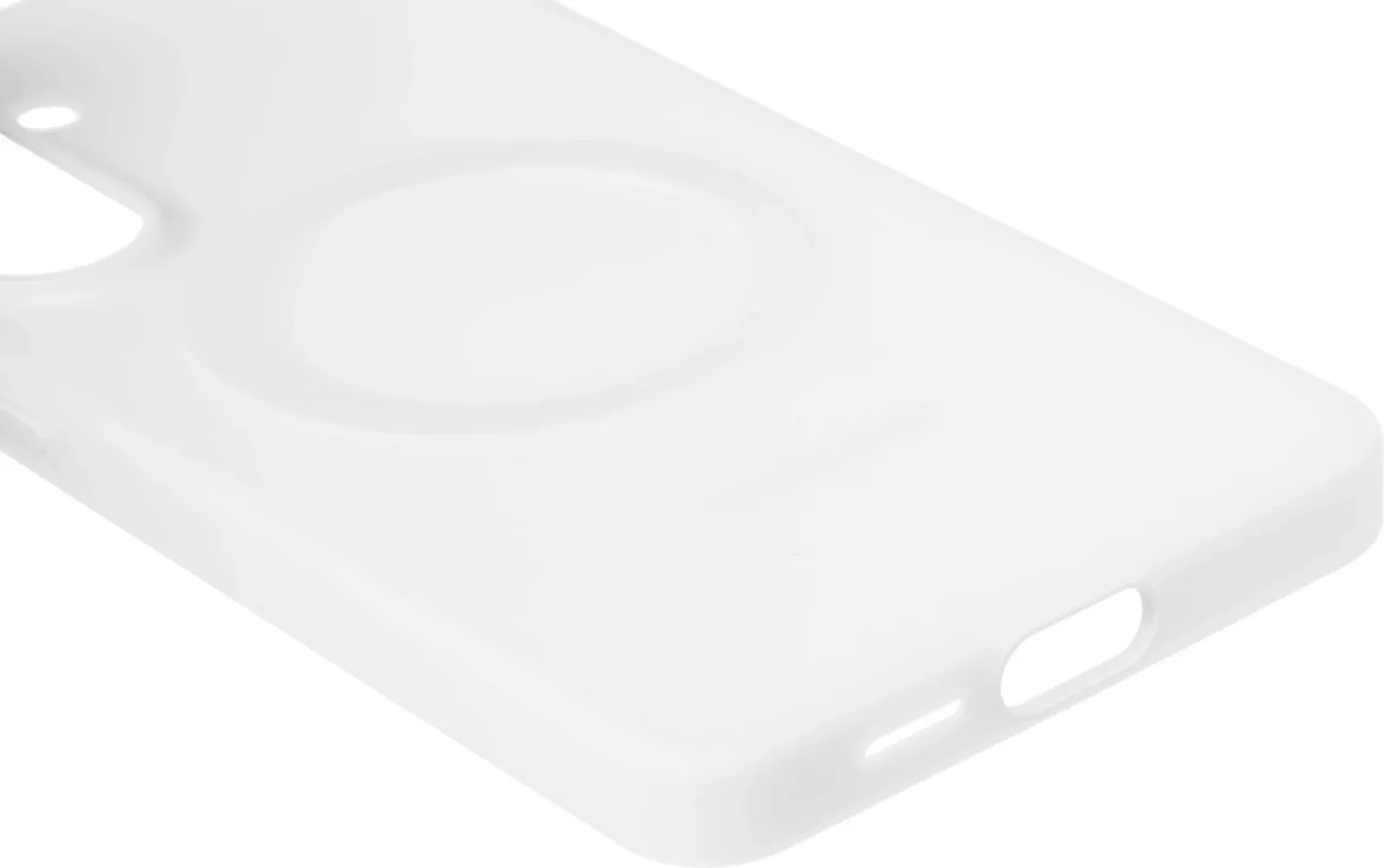 Чехол клип-кейс Samsung для Samsung Galaxy S26+ Silicone Magnet Case with MagSafe белый EF-ES947CWEGRU - фото 6