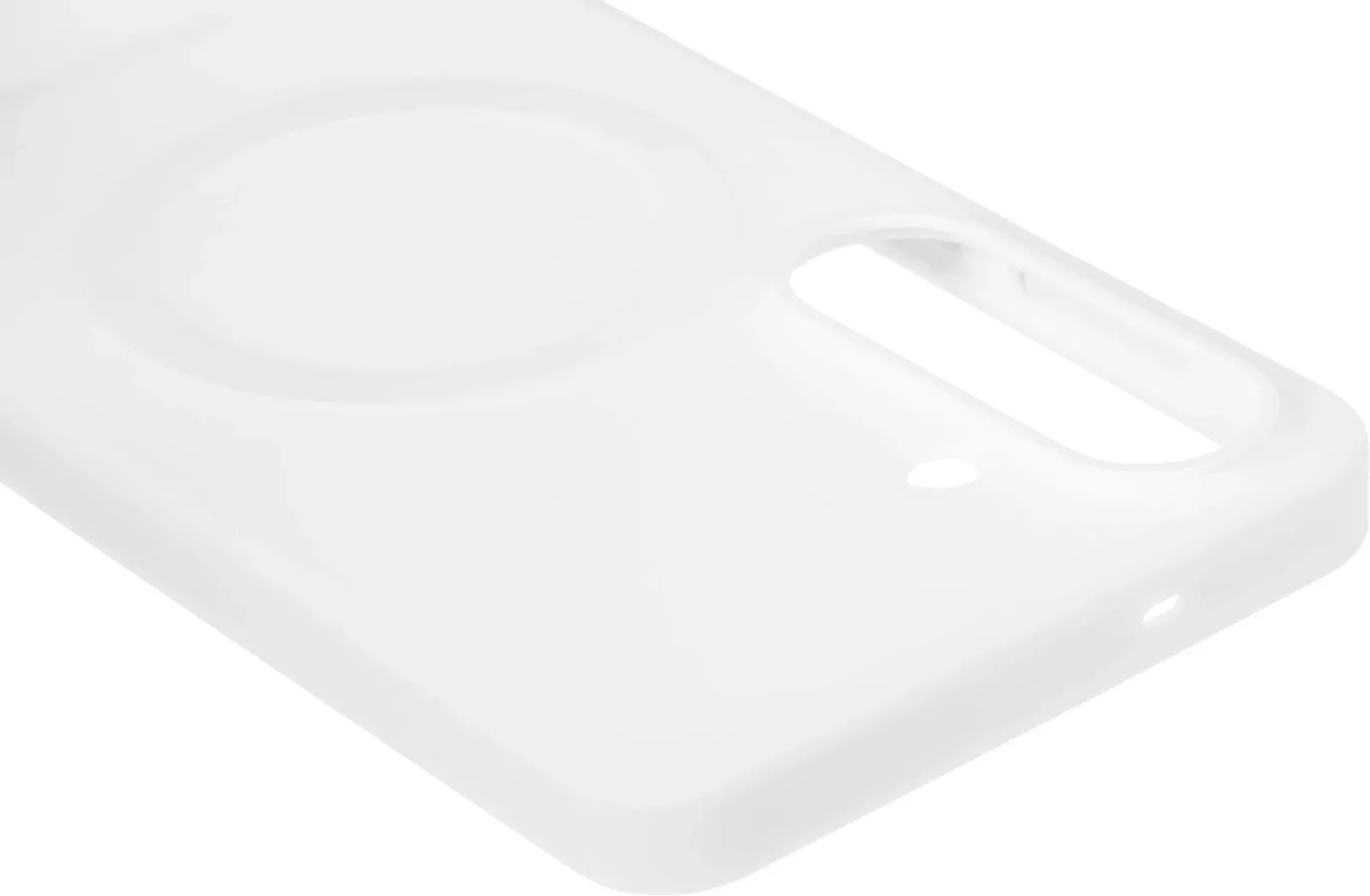 Чехол клип-кейс Samsung для Samsung Galaxy S26+ Silicone Magnet Case with MagSafe белый EF-ES947CWEGRU - фото 8