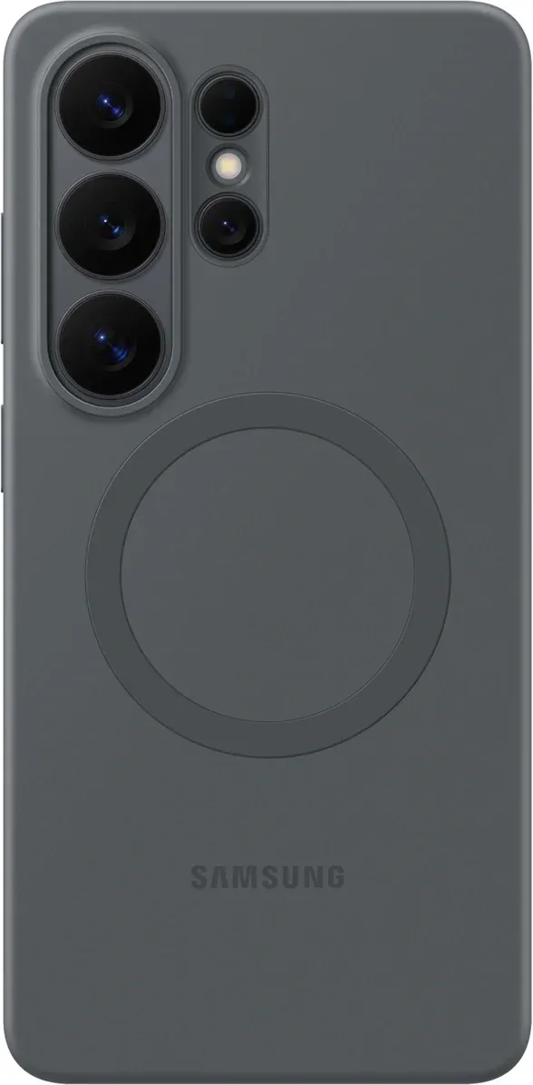 Чехол клип-кейс Samsung для Samsung Galaxy S26 Ultra Silicone Magnet Case with MagSafe черный EF-ES948CBEGRU - фото 1