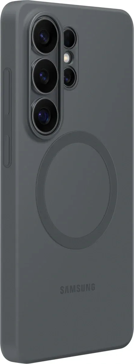 Чехол клип-кейс Samsung для Samsung Galaxy S26 Ultra Silicone Magnet Case with MagSafe черный EF-ES948CBEGRU - фото 2